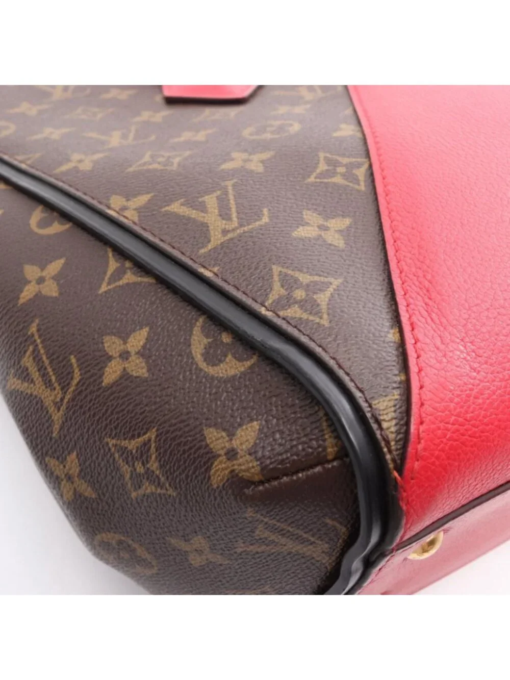 Louis Vuitton Tote Kimono MM Cerise Canvas Leather